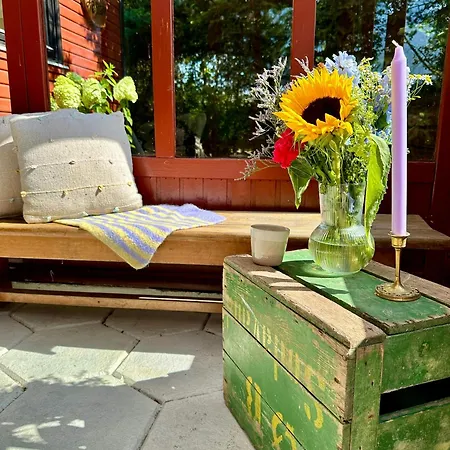 Retro Charm In Red In Lovely Surroundings Bøtø By