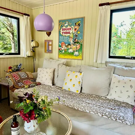 Retro Charm In Red In Lovely Surroundings *